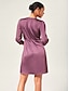 abordables Vestidos Mini-Puff Sleeve Mini Dress