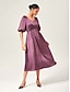 baratos Vestidos Tamanhos Grandes-Cinched Waist Maxi Dress