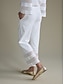 cheap Pants &amp; Shorts-Chiffon Modal Pocket Cropped Pants