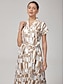 cheap Maxi Dresses-Belted Checkered Blazer Dress