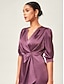 abordables Vestidos Mini-Puff Sleeve Mini Dress
