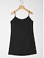 baratos Tank Tops &amp; Camis-Adjustable Lightweight Slip Dress