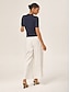 billige bluser-Textured Jacquard Knit Top