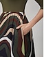preiswerte Maxi-Kleider-Camouflage Patchwork Modal Knit Maxi Dress
