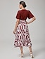 cheap Maxi Dresses-Geometric Cross Tie Retro Dress