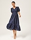 cheap Maxi Dresses-Textured Jacquard Ruffle Waisted Dress