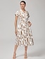 cheap Maxi Dresses-Belted Checkered Blazer Dress
