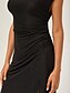 preiswerte Midikleider-Glitter Off Shoulder Cinched Knit Dress