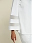 cheap Matching Sets-Chiffon Modal Illusion Sleeve Shirt &amp; Pocket Pants Set