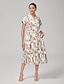 cheap Maxi Dresses-Belted Checkered Blazer Dress