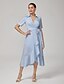 cheap Maxi Dresses-Stripe Tencel Wrap Dress
