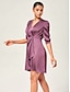 abordables Vestidos Mini-Puff Sleeve Mini Dress