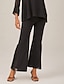 preiswerte Hose-Elastic TENCEL Contrast Pleated Pants