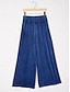 preiswerte Hose-High Stretch Casual Corduroy Wide Leg Trousers