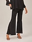 preiswerte Hose-Elastic TENCEL Contrast Pleated Pants