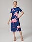 cheap Maxi Dresses-Placement Print Maxi Dress