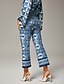 economico Fondi-Porcelain Print Stretch Elegant Stylish Pants