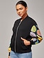 preiswerte Blusen-Casual Patchwork Bomber Jacket