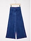preiswerte Hose-High Stretch Casual Corduroy Wide Leg Trousers