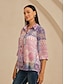abordables blouses-Bohemian Print Casual Blouse