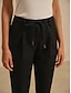 abordables pantalons et shorts-Slim Front Zipper Casual Pants
