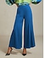 cheap Pants &amp; Shorts-Satin Pleated Wide Leg Pants