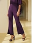 preiswerte Hose-Roma Tencel Elastic Flared Pants