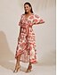 cheap Maxi Dresses-Holiday Print Ocean Dress