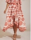 cheap Maxi Dresses-Holiday Print Ocean Dress