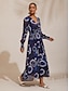 abordables Robes Maxi-Floral Chiffon Elegant Maxi Dress Banquet
