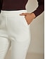 abordables Pantalon-Fitted Stretch Cropped Pants