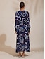 abordables Robes Maxi-Floral Chiffon Elegant Maxi Dress Banquet
