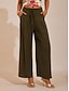 cheap Pants-Vacation Wide Leg Drawstring Pants
