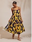 abordables Robes Maxi-Sun Floral Rayon Cami Dress