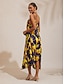 abordables Robes Maxi-Sun Floral Rayon Cami Dress