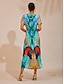 cheap Maxi Dresses-Jungle Wild Party Silky Elegant Maxi Dress