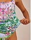 economico pezzo unico-Jungle Print Stretch Knit One Piece Swimsuit