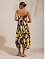 abordables Robes Maxi-Sun Floral Rayon Cami Dress