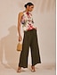 cheap Pants-Vacation Wide Leg Drawstring Pants