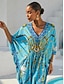 cheap Maxi Dresses-Vintage Jewelry Chiffon Vacation Kaftan