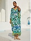 cheap Maxi Dresses-Land of Wonder Vacation Chiffon Maxi Dress