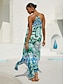 cheap Maxi Dresses-Land of Wonder Vacation Silky Satin Maxi Dress