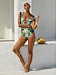 cheap One Pieces-Tropical Temptation Silky Satin Leopard Swimsuit