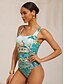 cheap One Pieces-Balearic Islands Blue Stretch One Piece Swimsuit