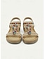 billige sandaler-Beaded Boho Ethnic Flat Sandals