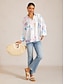 cheap Blouses-Ethereal Jellyfish Drift Silky Satin Shirt