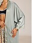billige Sale-Kvinnenes Avslappet Kimono Satin