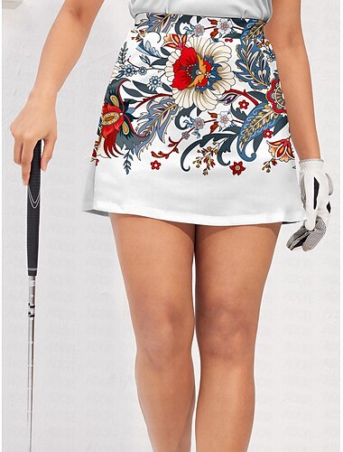  Dame Golf nederdel Hvid Underdele Dame golf påklædning Tøj Outfits Bær tøj