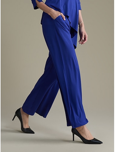 Office Elegant Wide Leg Culottes