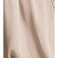 Women's Long Sleeve Blouse Casual Essential Work Top Satin Beige V-Neck Faux Wrap Blouse